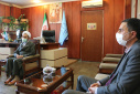 رئیس دانشگاه جامع علمی کاربردی استان اردبیل با رئیس کل دادگستری استان دیدار و گفتگوکرد