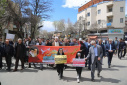 حضور پرشور رئیس و دانشگاهیان دانشگاه جامع علمی کاربردی استان اردبیل در راهپیمایی روز جهانی قدس