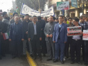 حضور دانشگاهیان دانشگاه جامع علمی کاربردی استان اردبیل در راهپیمایی روز ۱۳ آبان
