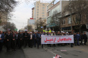 حضور دانشگاهیان دانشگاه جامع علمی کاربردی استان اردبیل در راهپیمایی روز ۱۳ آبان