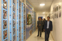 گزارش تصویری از زیارت مزار شهدای گمنام و بازدید از نمایشگاه هفته دفاع مقدس توسط همکاران و اساتید دانشگاه جامع علمی کاربردی استان اردبیل