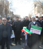 حضور پرشور رئیس و دانشگاهیان دانشگاه جامع علمی کاربردی اردبیل در راهپیمایی یوم الله ۲۲ بهمن
