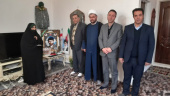 دیدار با خانواده شهید عمران همرنگ توسط رئیس و همکاران دانشگاه جامع علمی کاربردی استان اردبیل