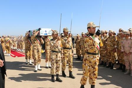 استقبال از پیکر شهید هشت سال دفاع مقدس