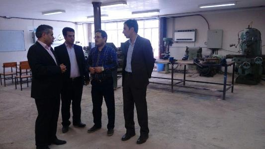 بازدید دکتر حاتمی معاونت نظارت وسنجش دانشگاه جامع علمی کاربردی کشور بهمراه دکتر لطیفی ریاست واحداستانی اردبیل از مراکز آموزشی تحت نظارت