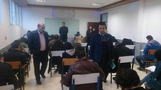 بازدید از امتحانات نیمسال اول سال تحصیلی ۹۷-۹۶ مراکز آموزش علمی کاربردی استان