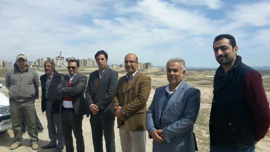 بازدید مدیرکل امور فنی، پشتیبانی و طرح های عمرانی دانشگاه، از سایت پروژه ساختمانی جدیدالاحداث