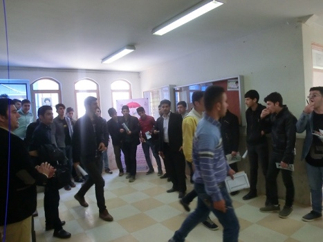 بازدید دانش آموزان دبیرستانها وهنرستانهای شهرستان گرمی از مرکز آموزش علمی کاربردی گرمی