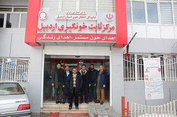 اهدای خون دسته جمعی همکاران علمی کاربردی استان اردبیل