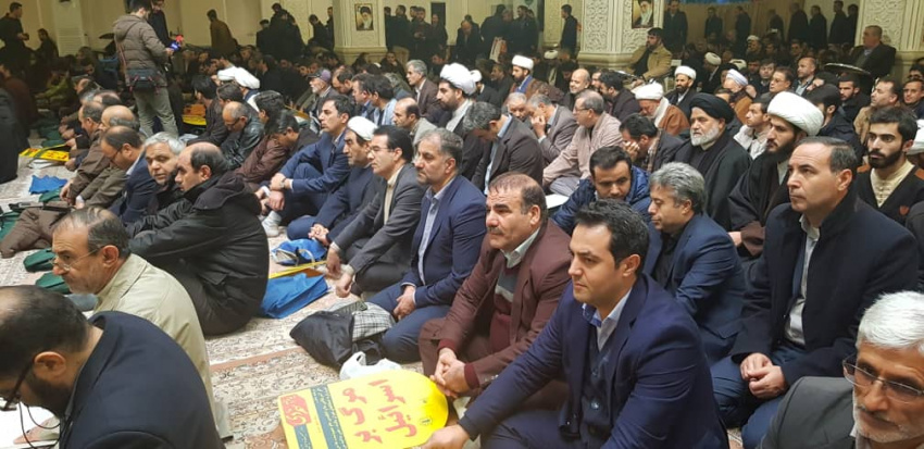 دانشگاهیان دانشگاه جامع علمی کاربردی در تجمع نهم دی با ولایت فقیه تجدید میثاق کردند