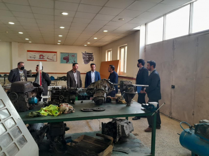گزارش تصویری از بازدیدسرپرست و همکاران واحد استانی اردبیل از مرکز آموزش علمی کاربردی خانه کارگر اردبیل