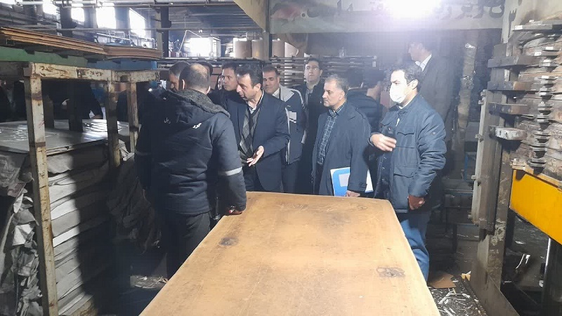 بازدید سرپرست و همکاران دانشگاه جامع علمی کاربردی استان اردبیل، از شرکت نگین زرین چوب آرتاویل