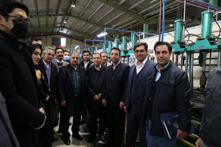 بازدید سرپرست و همکاران دانشگاه جامع علمی کاربردی استان اردبیل، از شرکت طنین پیک سبلان