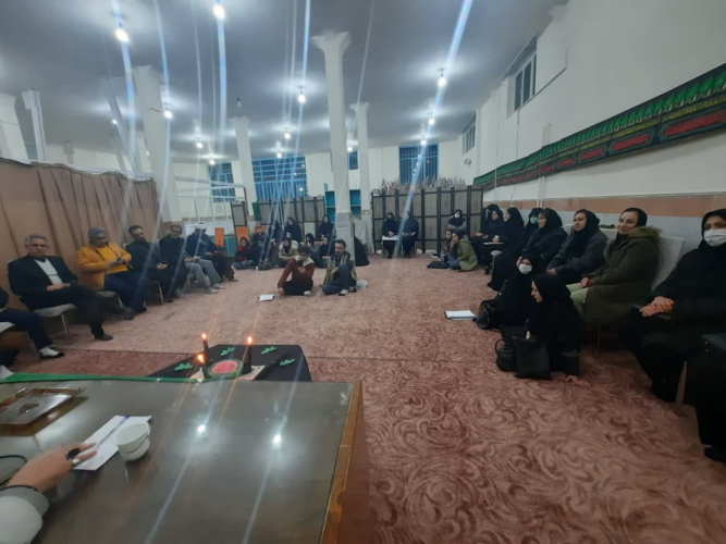 برگزاری مراسم بصیرتی - مذهبی در مرکز آموزش علمی کاربردی فرهنگ و هنر واحد ۱ اردبیل