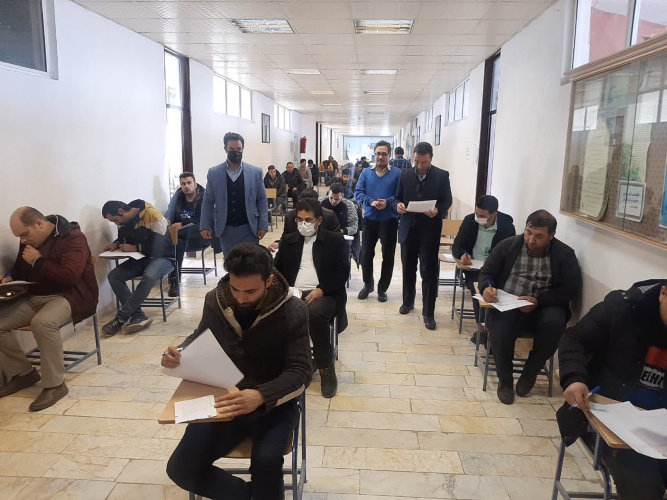 بازدید سرپرست دانشگاه جامع علمی کاربردی استان اردبیل، از حوزه‌های امتحانی مراکز آموزش علمی کاربردی